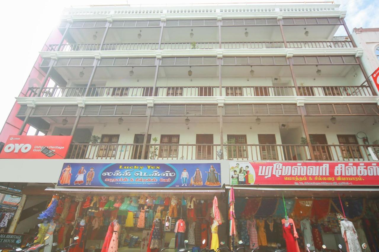 Oyo 23098 Ushama Heritage Guest House Pondicherry Exterior foto